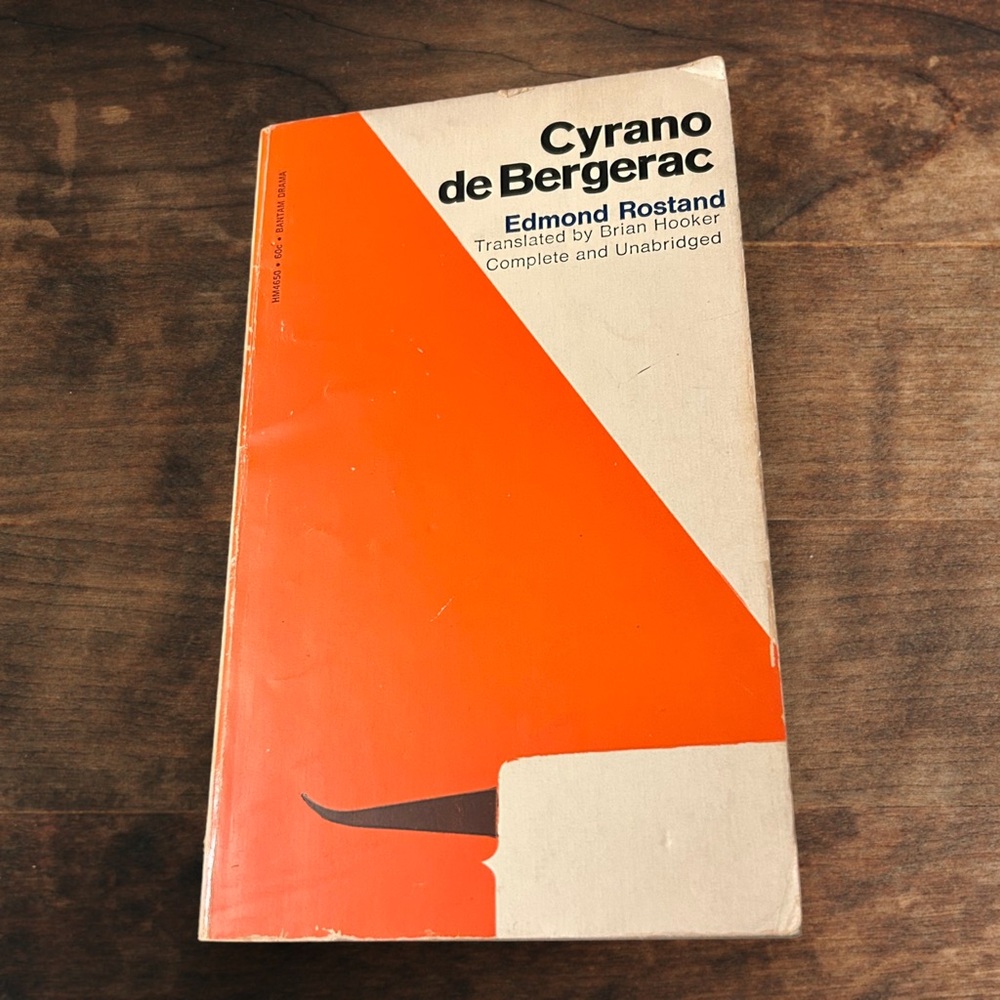 Book Cyrano de Bergerac Play Complete & Unabridged Edmond Rostand Paperback